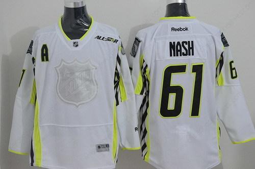 New York Rangers #61 Rick Nash 2015 All-Stars White Jersey