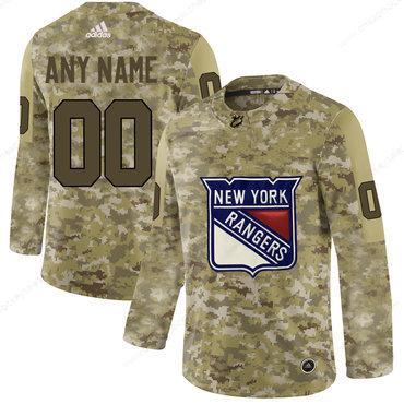 New York Rangers Camo Men’s Customized Adidas Jersey