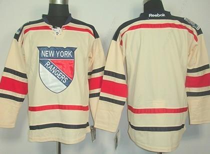 New York Rangers Men’s Customized 2012 Winter Classci Cream Jersey