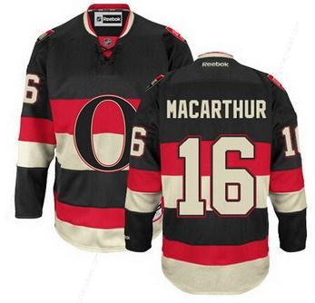 Ottawa Senators #16 Clarke Macarthur Black Third Jersey