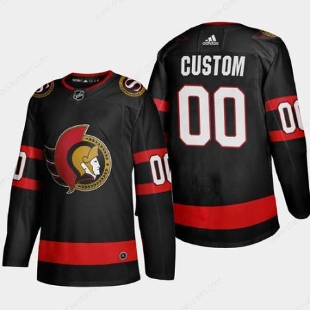 Ottawa Senators Custom Men’s Adidas 2020-21 Authentic Player Home Stitched NHL Jersey Black