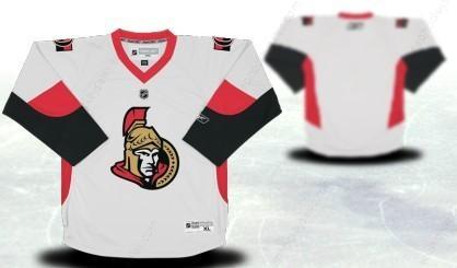 Ottawa Senators Youths Customized White Jersey