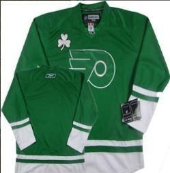 Philadelphia Flyers Blank St. Patrick’S Day Green Jersey