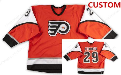 Philadelphia Flyers Custom Reebok Orange Home 2006#2#07 Jersey