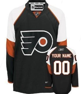 Philadelphia Flyers Men’s Customized Black Jersey