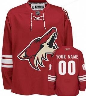 Phoenix Coyotes Men’s Customized Red Jersey