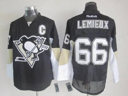 Pittsburgh Penguins #66 Mario Lemieux Black Jersey