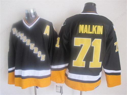 Pittsburgh Penguins #71 Evgeni Malkin 1993 Black Throwback CCM Jersey