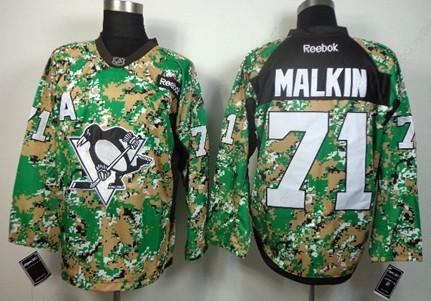 Pittsburgh Penguins #71 Evgeni Malkin 2014 Camo Jersey