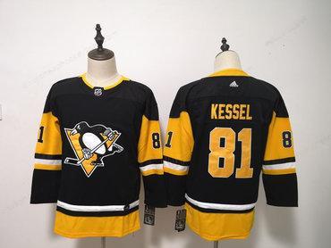 Pittsburgh Penguins #81 Phil Kessel Black Youth Adidas Jersey