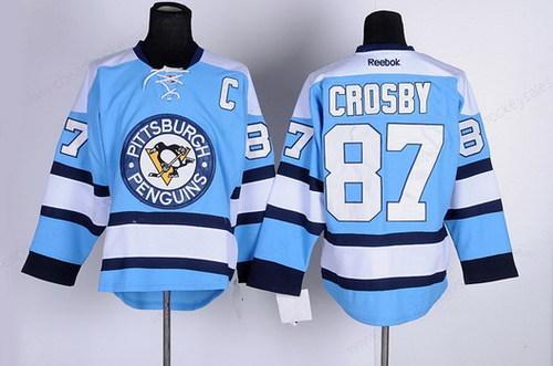 Pittsburgh Penguins #87 Sidney Crosby Light Blue Jersey