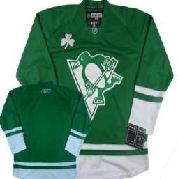 Pittsburgh Penguins Blank St. Patrick’S Day Green Jersey