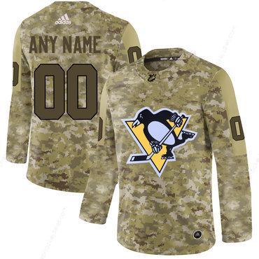 Pittsburgh Penguins Camo Men’s Customized Adidas Jersey