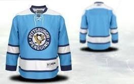 Pittsburgh Penguins Youths Customized Light Blue Jersey