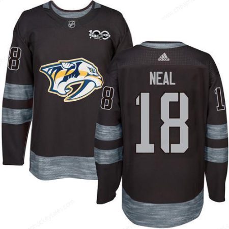 Predators #18 James Neal Black 1917-2017 100Th Anniversary Stitched NHL Jersey