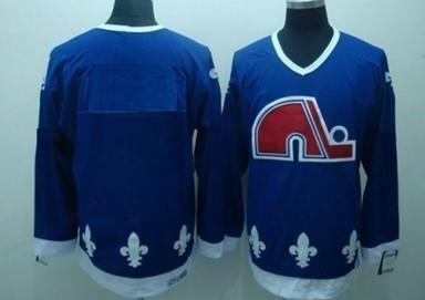 Quebec Nordiques Men’s Customized Blue CCM Jersey