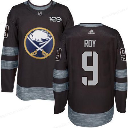 Sabres #9 Derek Roy Black 1917-2017 100Th Anniversary Stitched NHL Jersey