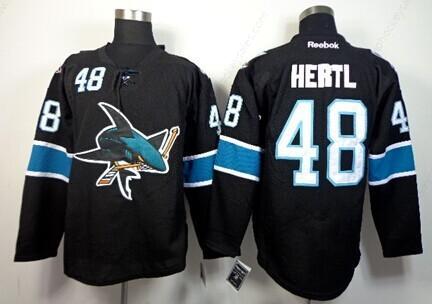 San Jose Sharks #48 Tomas Hertl Black Third Jersey