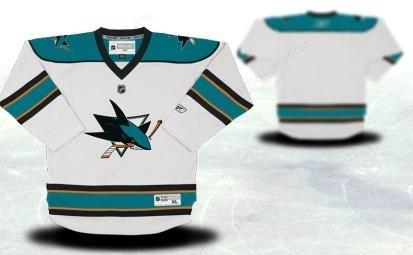 San Jose Sharks Youths Customized White Jersey