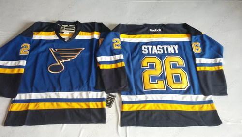 St. Louis Blues #26 Paul Stastny 2014 Blue Jersey