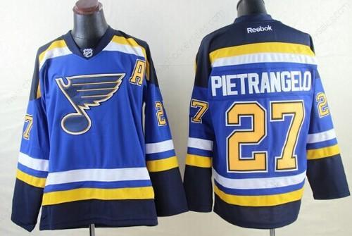 St. Louis Blues #27 Alex Pietrangelo 2014 Blue Jersey