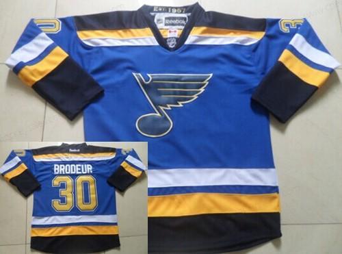 St. Louis Blues #30 Martin Brodeur 2014 Blue Jersey