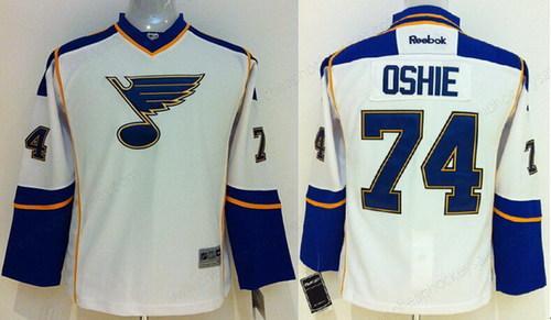 St. Louis Blues #74 T.J. Oshie Kids White Jersey