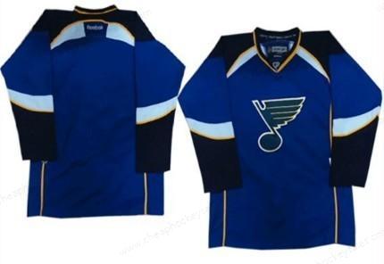 St. Louis Blues Blank Light Blue Jersey