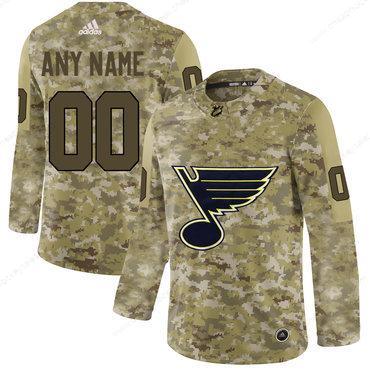 St. Louis Blues Camo Men’s Customized Adidas Jersey