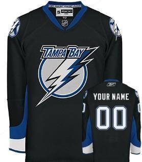 Tampa Bay Lightning Men’s Customized Black Jersey