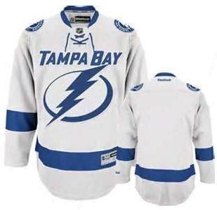 Tampa Bay Lightning Men’s Customized White Jersey
