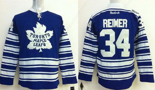 Toronto Maple Leafs #34 James Reimer 2014 Winter Classic Blue Jersey