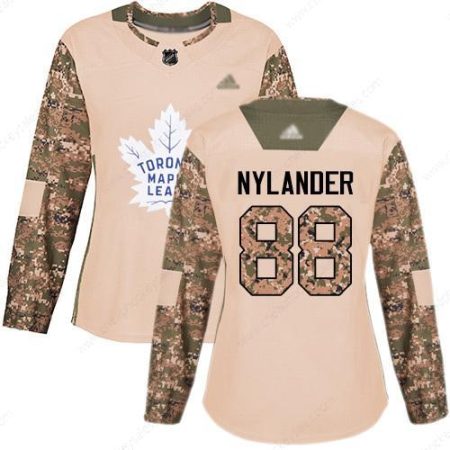 Toronto Maple Leafs #88 William Nylander Camo Authentic 2017 Veterans Day Women’s Stitched Hockey Jersey