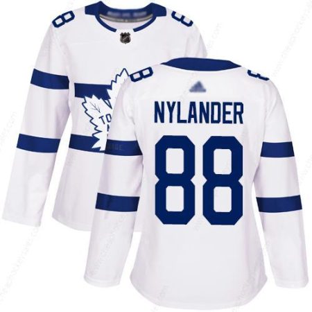 Toronto Maple Leafs #88 William Nylander White Authentic 2018 Stadium Series Women’s Stitched Hockey Jersey