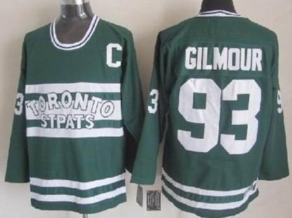 Toronto Maple Leafs #93 Doug Gilmour Green Throwback CCM Jersey