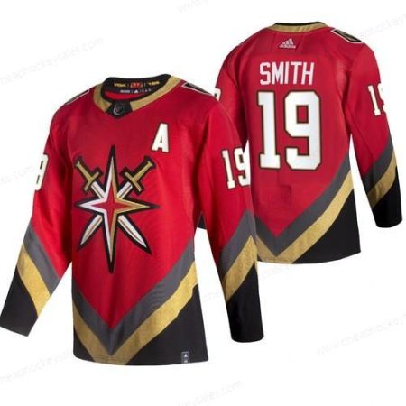 Vegas Golden Knights #19 Reilly Smith Red Men’s Adidas 2020-21 Reverse Retro Alternate NHL Jersey