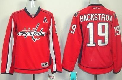 Washington Capitals #19 Nicklas Backstrom Red Women’s Jersey