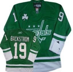 Washington Capitals #19 Nicklas Backstrom St. Patrick’S Day Green Jersey