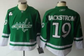 Washington Capitals #19 Nicklas Backstrom St. Patrick’S Day Green Kids Jersey