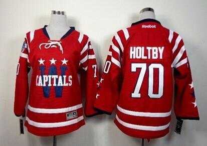 Washington Capitals #70 Braden Holtby 2015 Winter Classic Red Kids Jersey