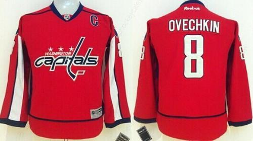 Washington Capitals #8 Alex Ovechkin Red Kids Jersey