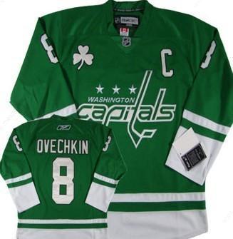 Washington Capitals #8 Alex Ovechkin St. Patrick’S Day Green Jersey