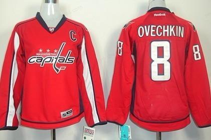 Washington Capitals #8 Alexander Ovechkin Red Women’s Jersey