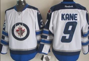 Winnipeg Jets #9 Evander Kane White Kids Jersey