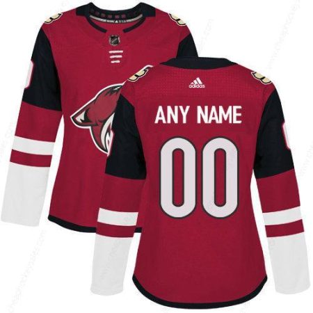 Women’s Adidas Arizona Coyotes Customized Authentic Burgundy Red Home NHL Jersey