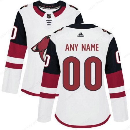 Women’s Adidas Arizona Coyotes NHL Authentic White Customized Jersey