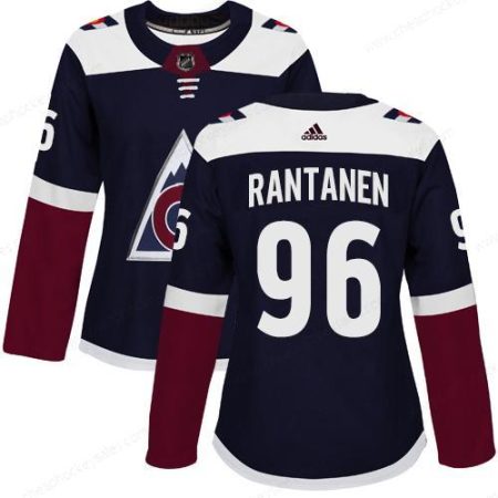 Women’s Adidas Avalanche #96 Mikko Rantanen Navy Alternate Authentic Stitched NHL Jersey