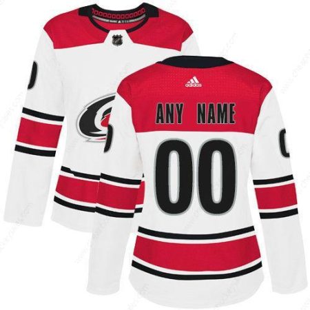 Women’s Adidas Carolina Hurricanes NHL Authentic White Customized Jersey