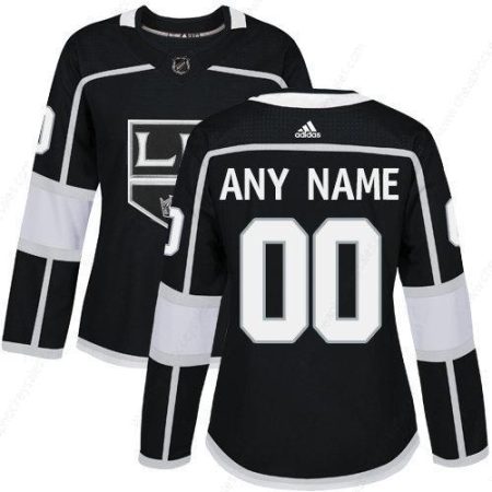 Women’s Adidas Los Angeles Kings Customized Authentic Black Home NHL Jersey