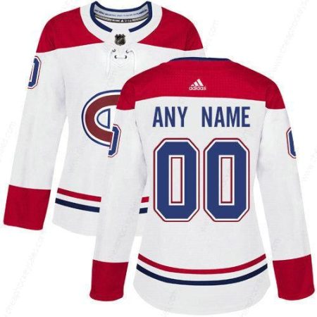 Women’s Adidas Montreal Canadiens NHL Authentic White Customized Jersey